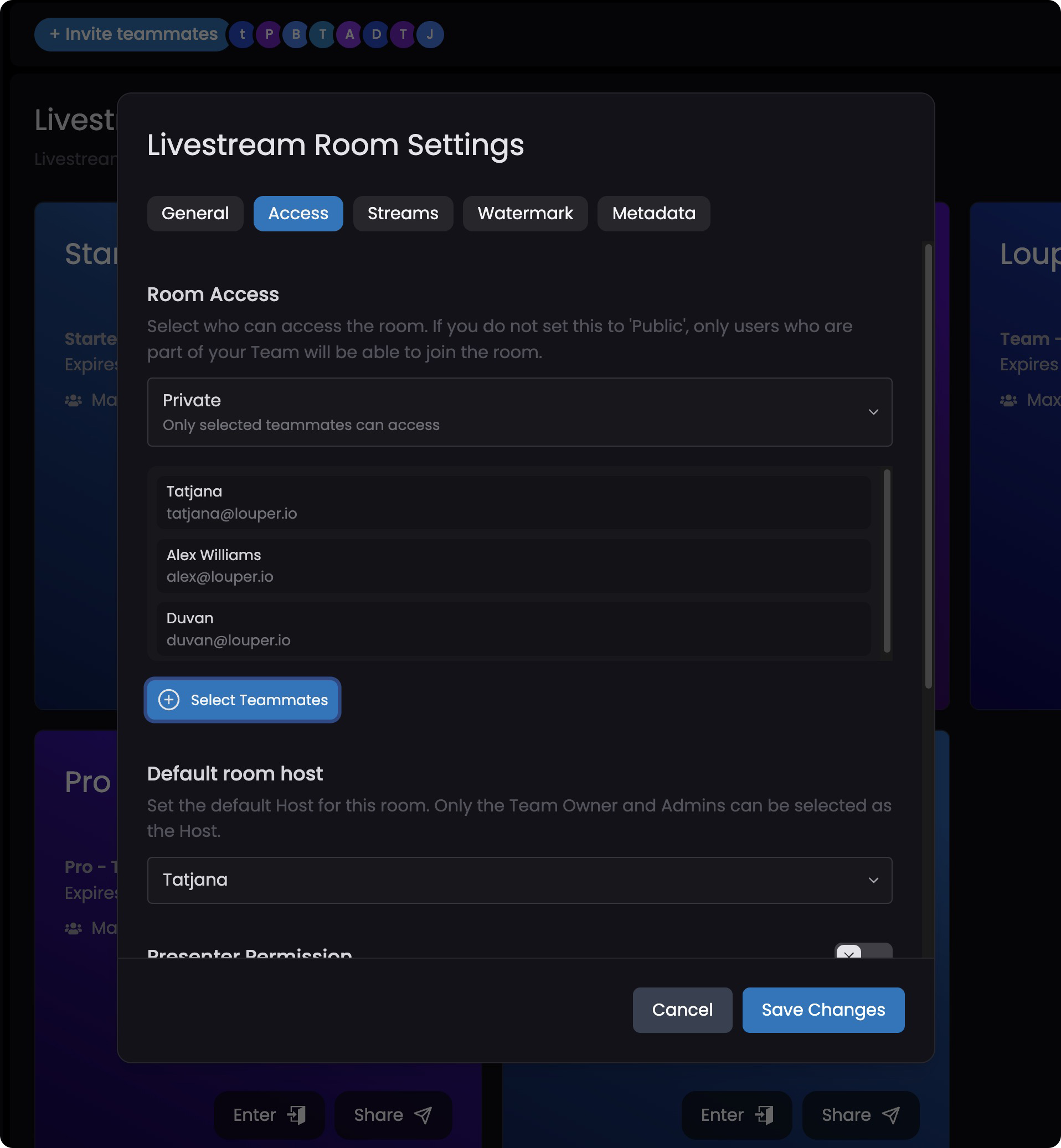 permissions